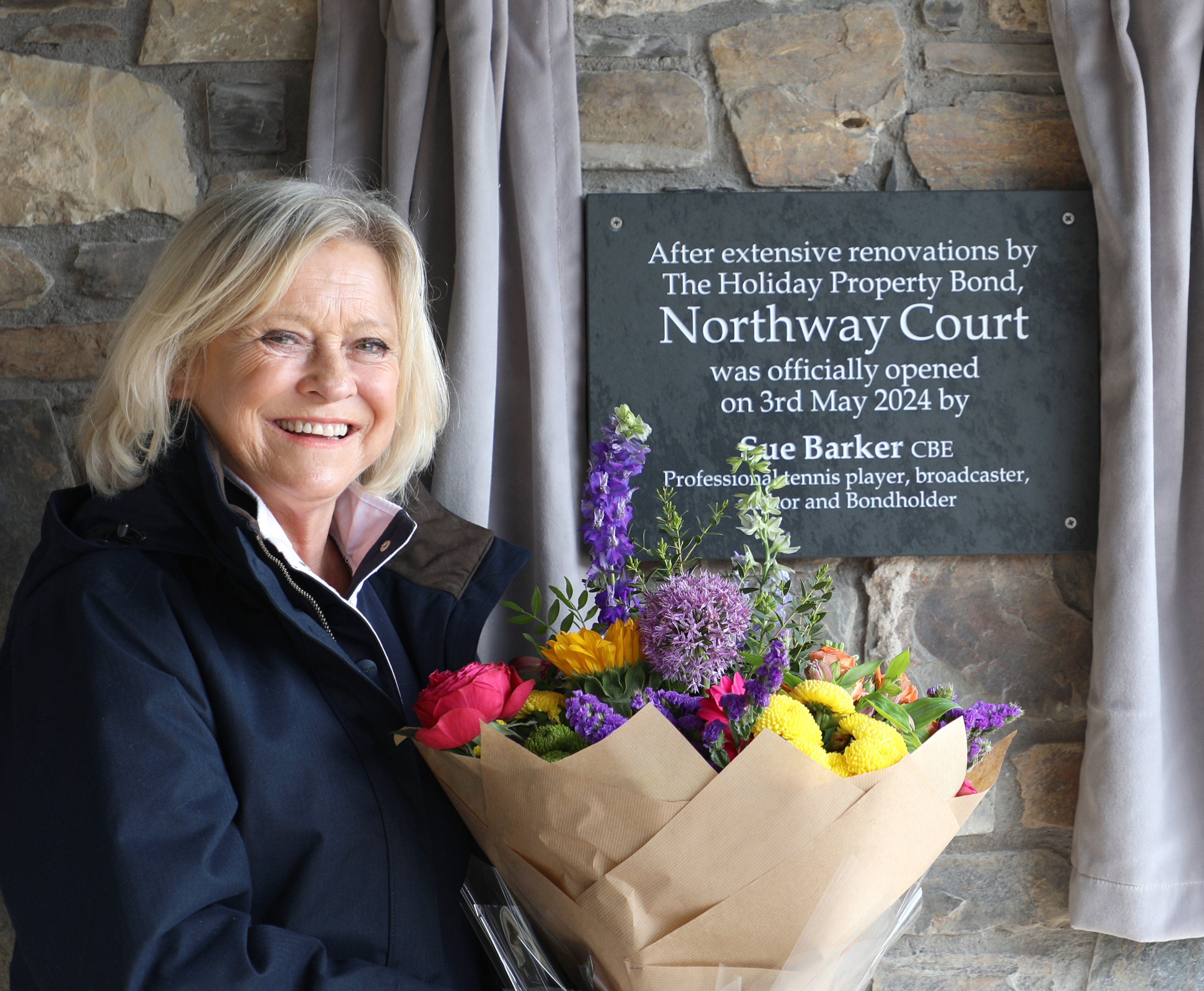 Sue Barker officially opened our latest site 